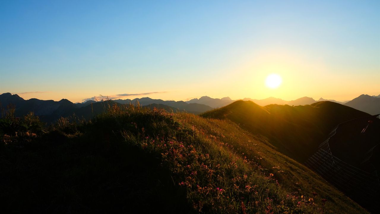 Sonnenuntergang am Hönig Sonnenuntergang am Hönig